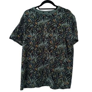 Goodfellow Men's Tropical Leaf Print Shirt